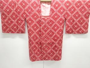 本総絞り　花菱模様道行コート